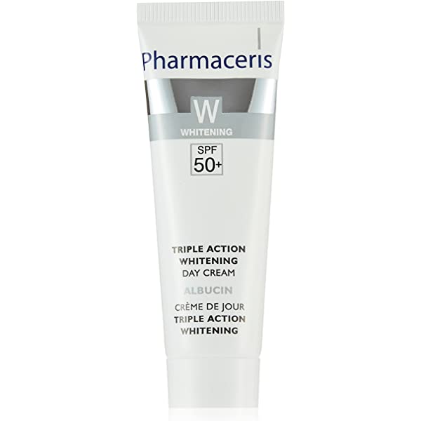 Pharmaceris triple action whitening day cream with sun block effect SPF50+ Albucin