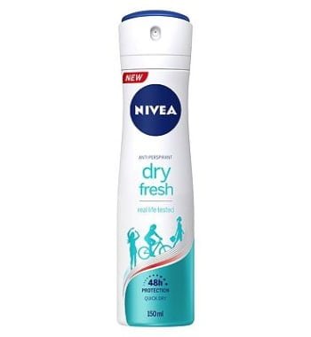 nivea dry fresh spray 150ml