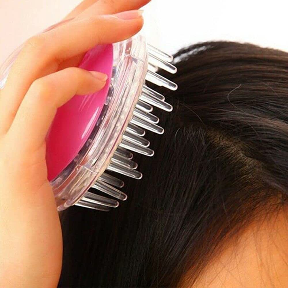 1. Silicone Brush - Bath Brush - Scalp massage brush
