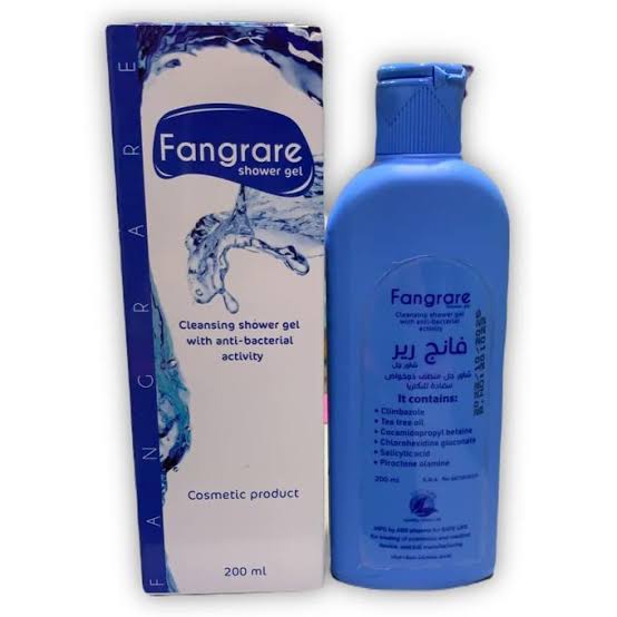 1 Fangrare anti-bacterial / anti-fungal shower gel - فانج رير شاور جل طبي مضاد للبكتيريا والفطريات