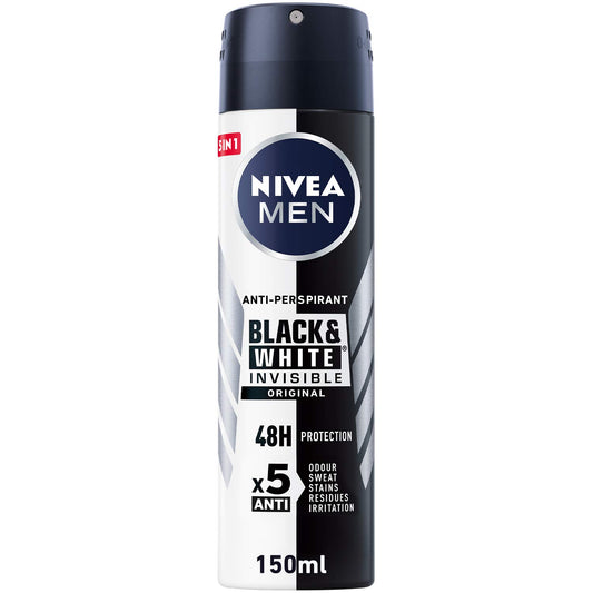 nivea men invisible body spray