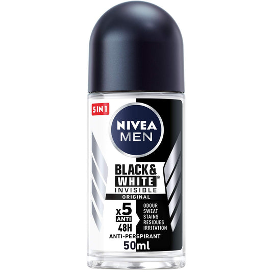 Nivea black and white  invisible original  roll on