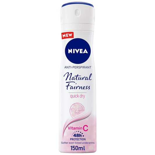 nivea natural fairness spray