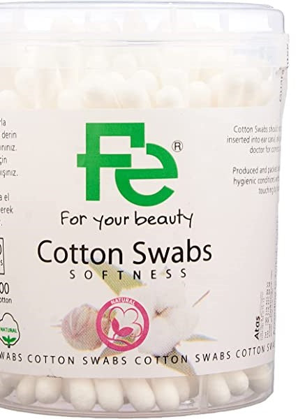 Fe Cotton Swabs Ear Care - 300 Pieces