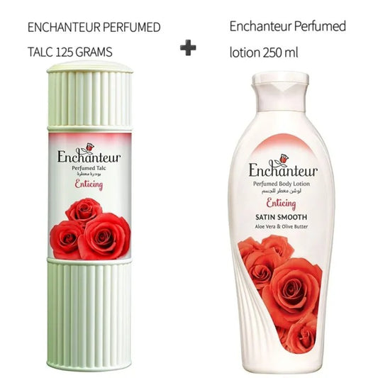 Enchanteur 250ml lotion + 125 gm Talcum powder