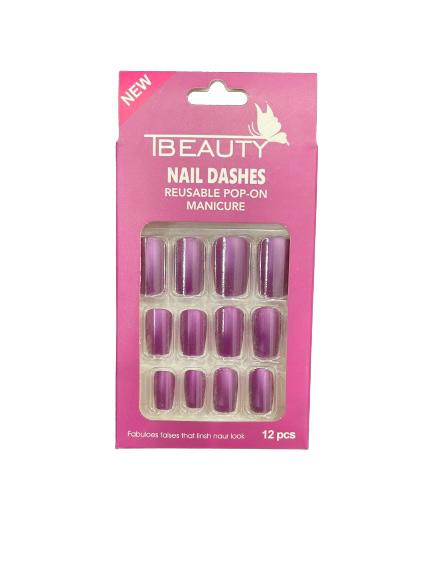 HODA BEAUTY purple NAIL Dashes 12PCS