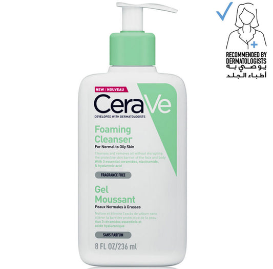 Cerave Foaming Normal & Oily Skin Cleanser 236ml