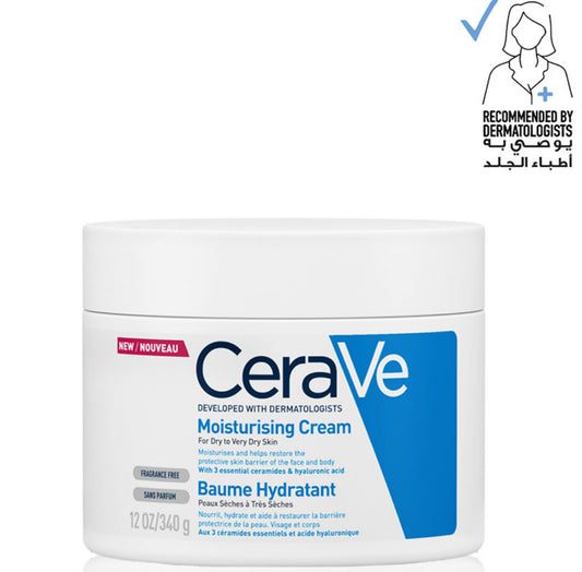 Cerave Moisturizing Dry & Very Dry Skin Cream 340gm