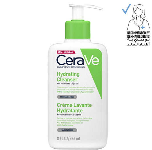 Cerave Hydrating Normal & Dry Skin Cleanser 236ml