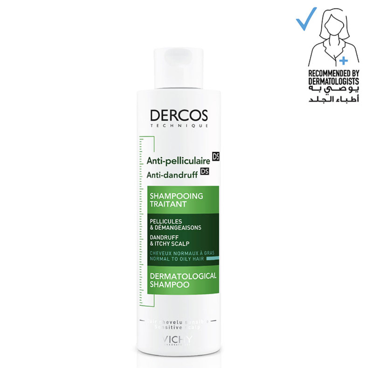 Vichy Dercos Antidandruff For Normal & Oily Hair Shampoo 200ml