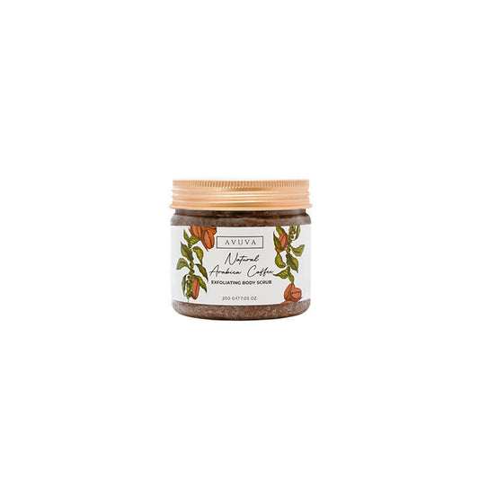 Avuva exfoliating body scrub with arabian coffee