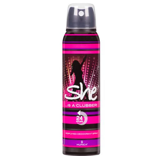 She .. A Clubber - deodorant spray 24H