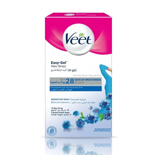 Veet easy gel wax strips