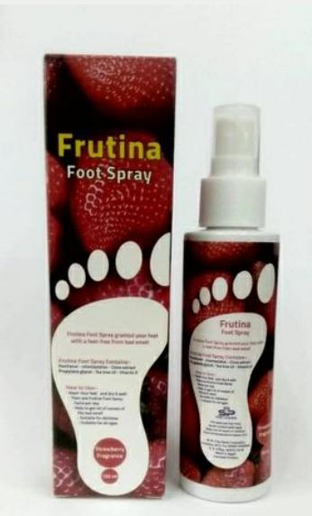 frutina foot spray with strawberry