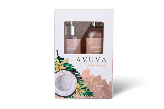 AVUVA Vanilla Coconut Body Splash + Shower Gel