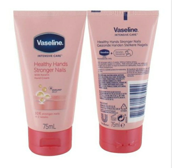 vaseline healthy hands & stronger nails 75 ml