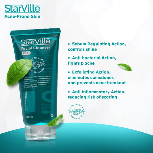 Starville facial cleanser gel 200ml