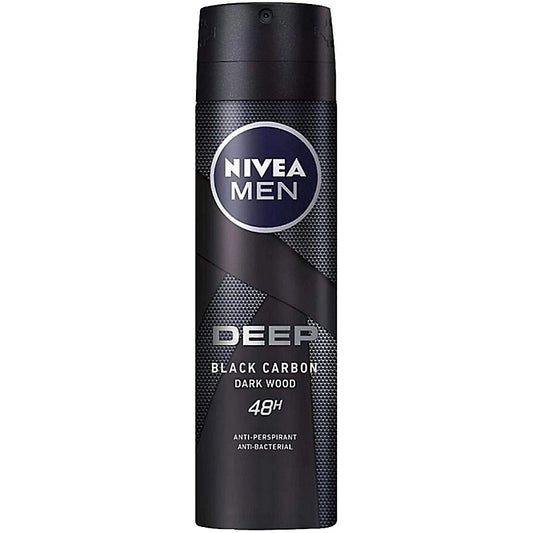 nivea men deep black carbon spray