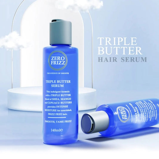 zero frizz triple butter hair serum 148ml